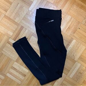Parasuco Black Moto Style Ponte Skinny Pants Size Small